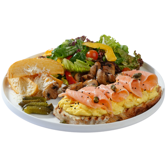 Creamy salmon egg