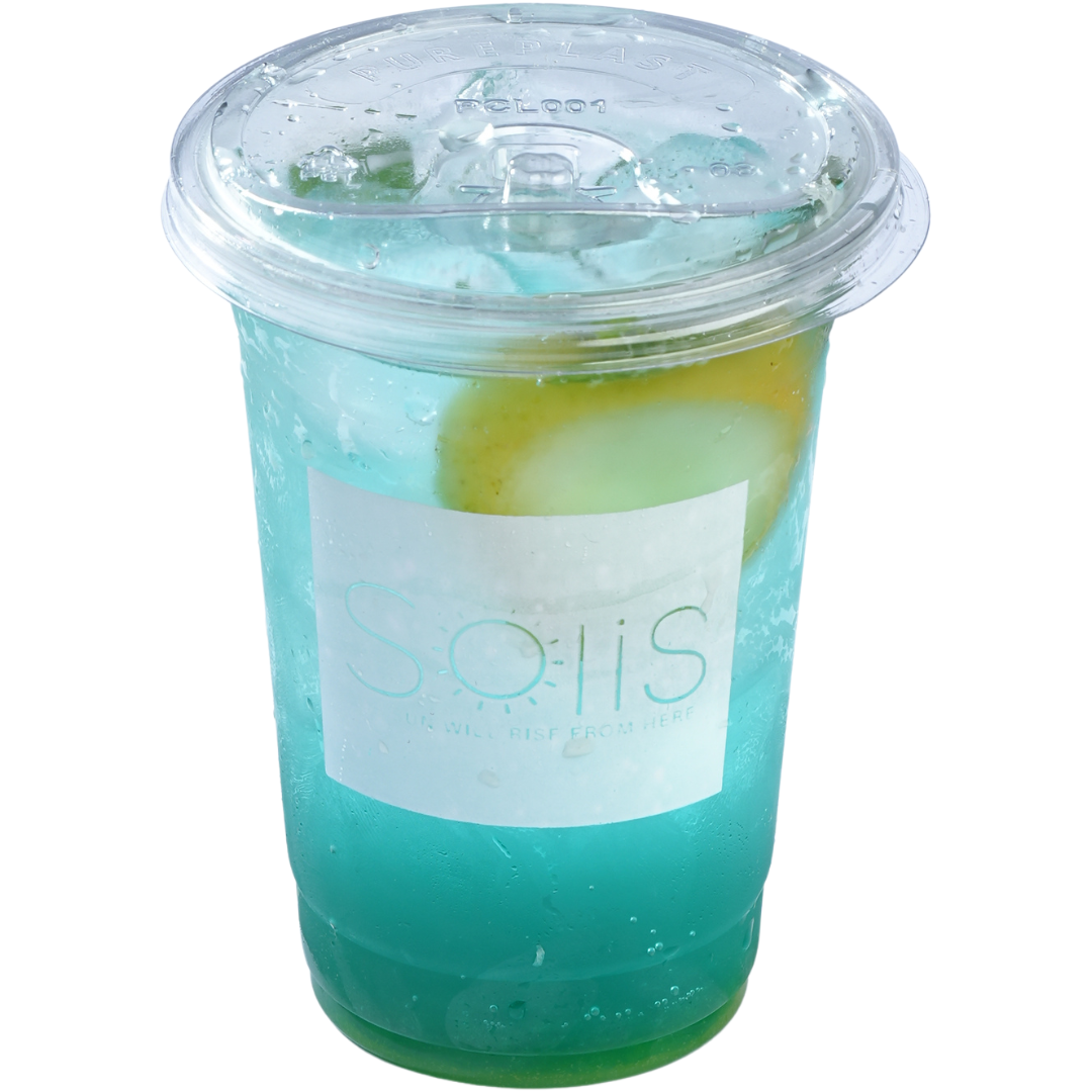 Blue sky soda