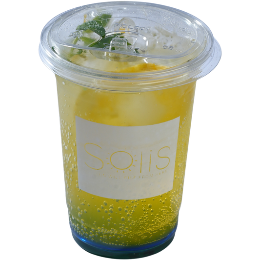 Blue pineapple soda